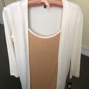 RAFAELLA non button cardigan